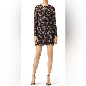 Cynthia Rowley floral lace mini dress. Size 12.